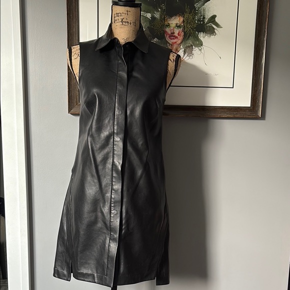 Bailey 44 Dresses & Skirts - Bailey 44 Black collared Shirt Dress with snap buttons